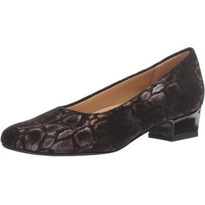 NWT Trotters Womens Doris Black Micro Suede Block Heel Pumps Size 7N